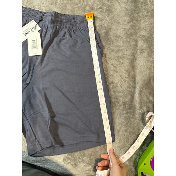 NWT Universal Standard Women Elastic Waist Shorts Pockets Size 4XS (00-0) Blue - Picture 8 of 10